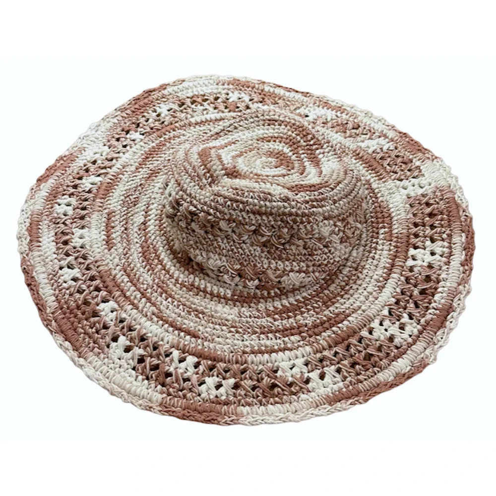 NEW FREE PEOPLE LUSANA BOCA WIDE BRIM SHADE HAT WOVEN SOFT STYLE O/S ONE SIZE